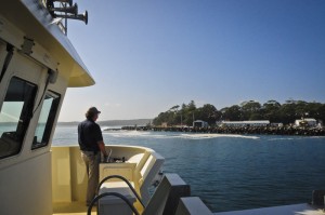 Approaching HMAS Creswell Navy Base. Photo credit M.Jenner