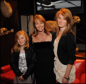 Micheline-Nicole M. Jenner (centre) with her two daughters, Tasmin Jenner (left) and Micah Jenner (right). Photo Credit © Craig Chesek 2010.