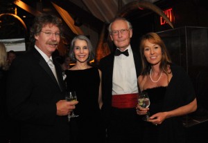 Explorers Club Members from left to right; Curt S. Jenner, Mary Grey, John N. Hare and Micheline-Nicole M. Jenner. Photo Credit © Craig  Chesek 2010.