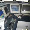The hi-tech helm of the R/V WhaleSong II.