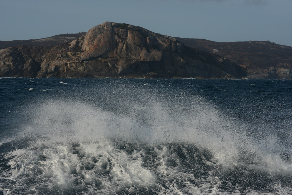Peak Head. Granite headlands abound on this southern coastline.