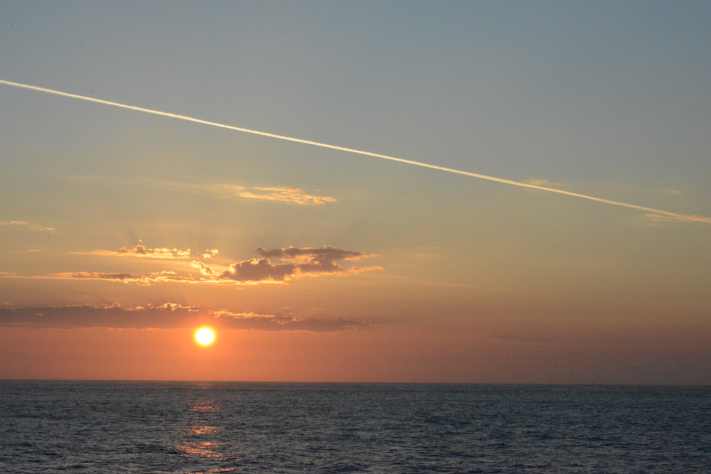 Sunset at Sea. No more to say. 
