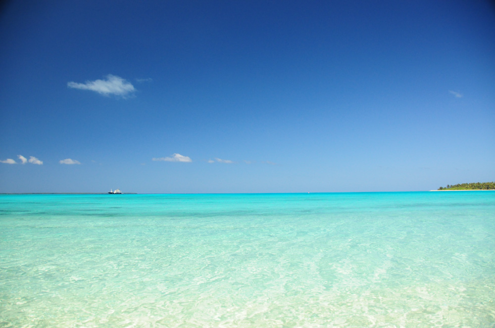 The Lagoon Glows. Clear, shallow water = bliss.